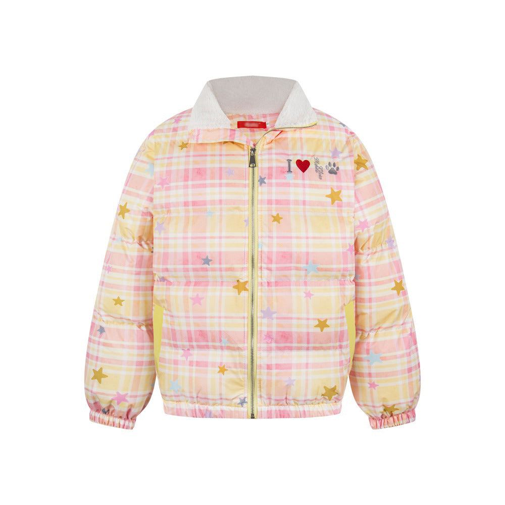 Full Sky Starry Plaid Cotton Jacket