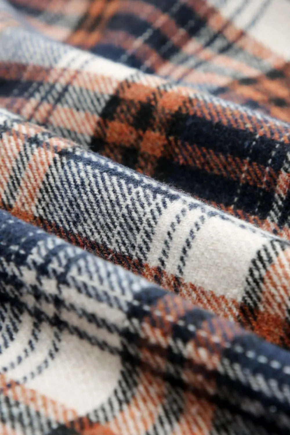 Plaid Button Up Hooded Jacket – Harajuku Style