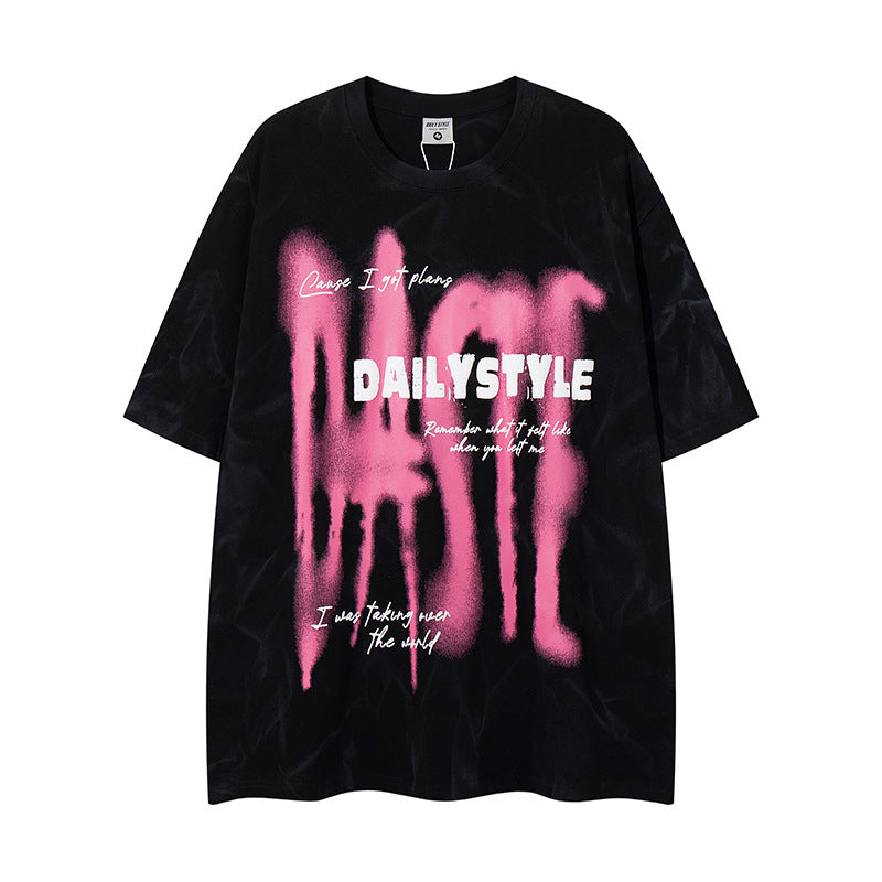 Short Sleeve T-Shirt for Men and Women Summer Trendy Base Layer