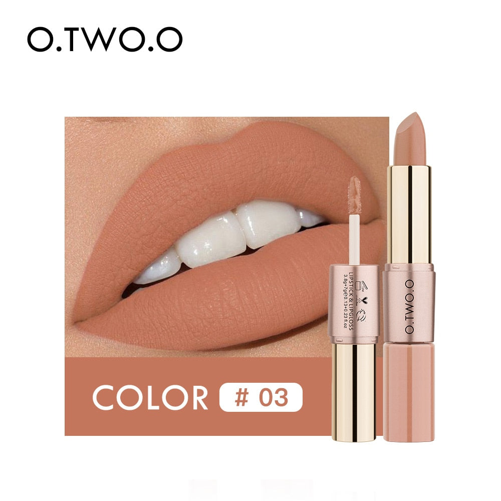 12 Colors Harajuku Style Lipstick & Gloss Set