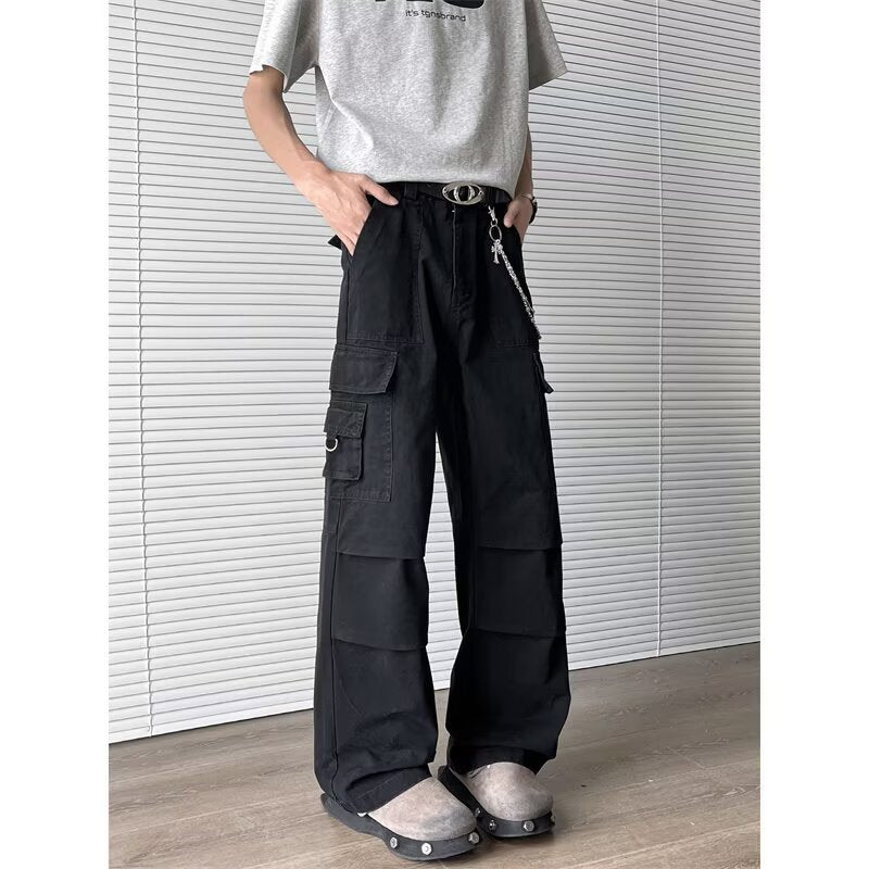 Multi-Pocket Casual Workwear Pants