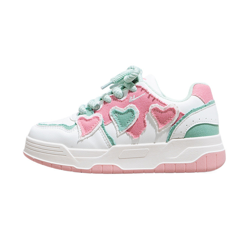 Heart Sneaker - Thick Soled Shoes