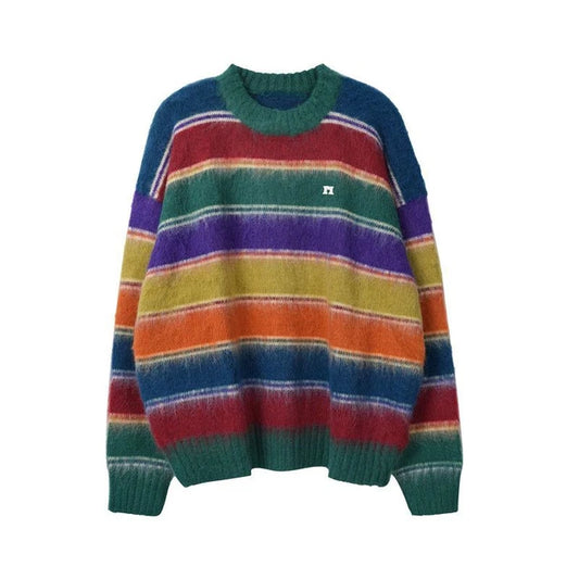 Lazy Style Striped Vintage Jumpers