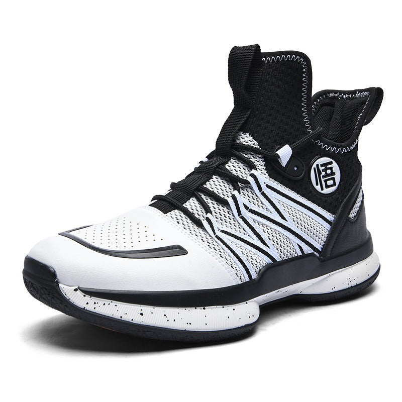 Harajuku High Top Basketball Shoes - Fly Woven Mesh