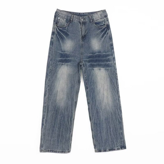 Thin Long Straight Tube Loose Curved Knife Pants