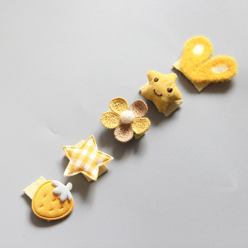 Children's Girls Hair Clip Headwear Crown Japanese Little Princess Hair Ornament Baby Hair Clip Set
