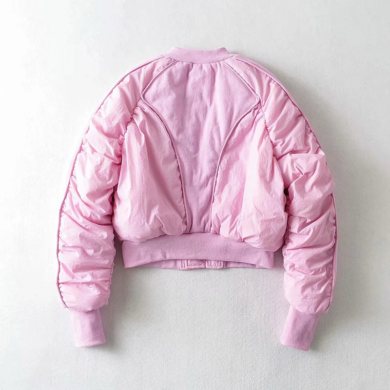 Harajuku Style Women's Vintage Cotton Pockets Jacket