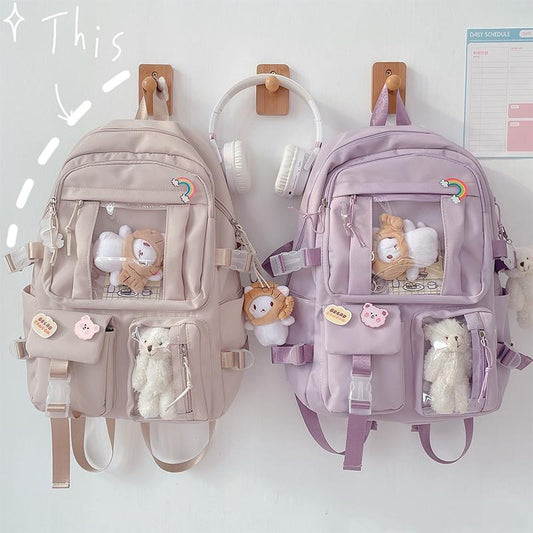 Harajuku Style Large Capacity Backpack for Students