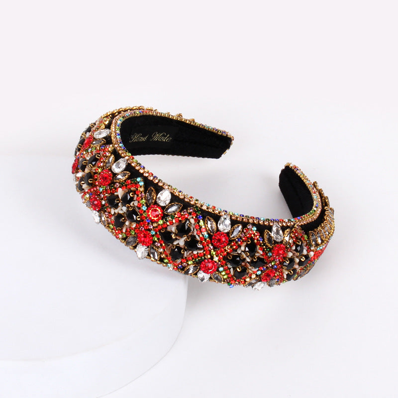 Retro Baroque Crystal Headband