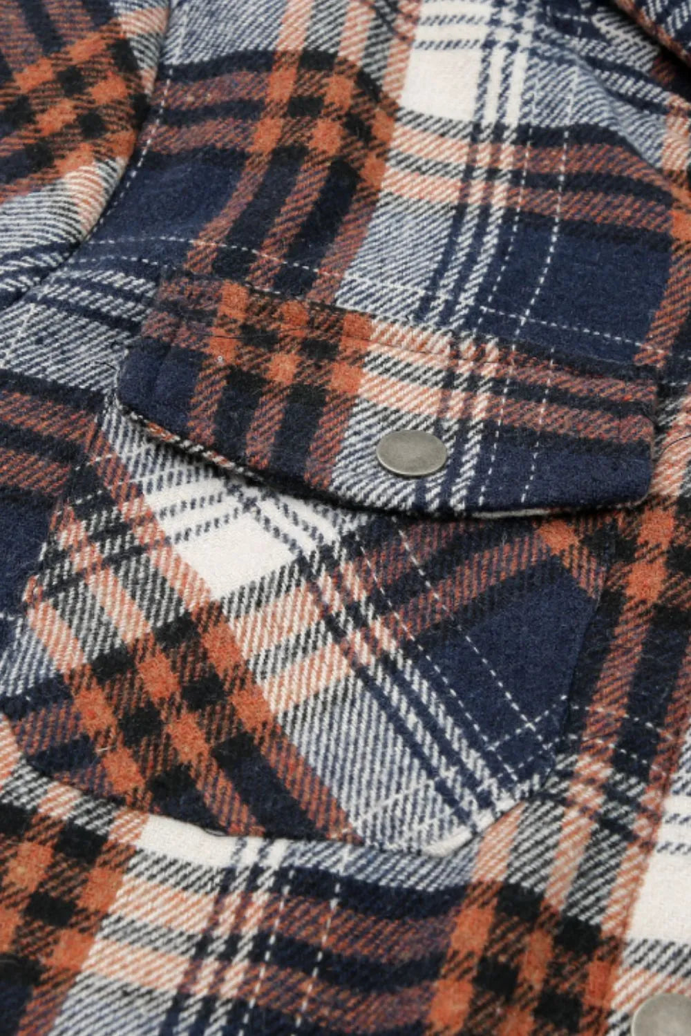 Plaid Button Up Hooded Jacket – Harajuku Style
