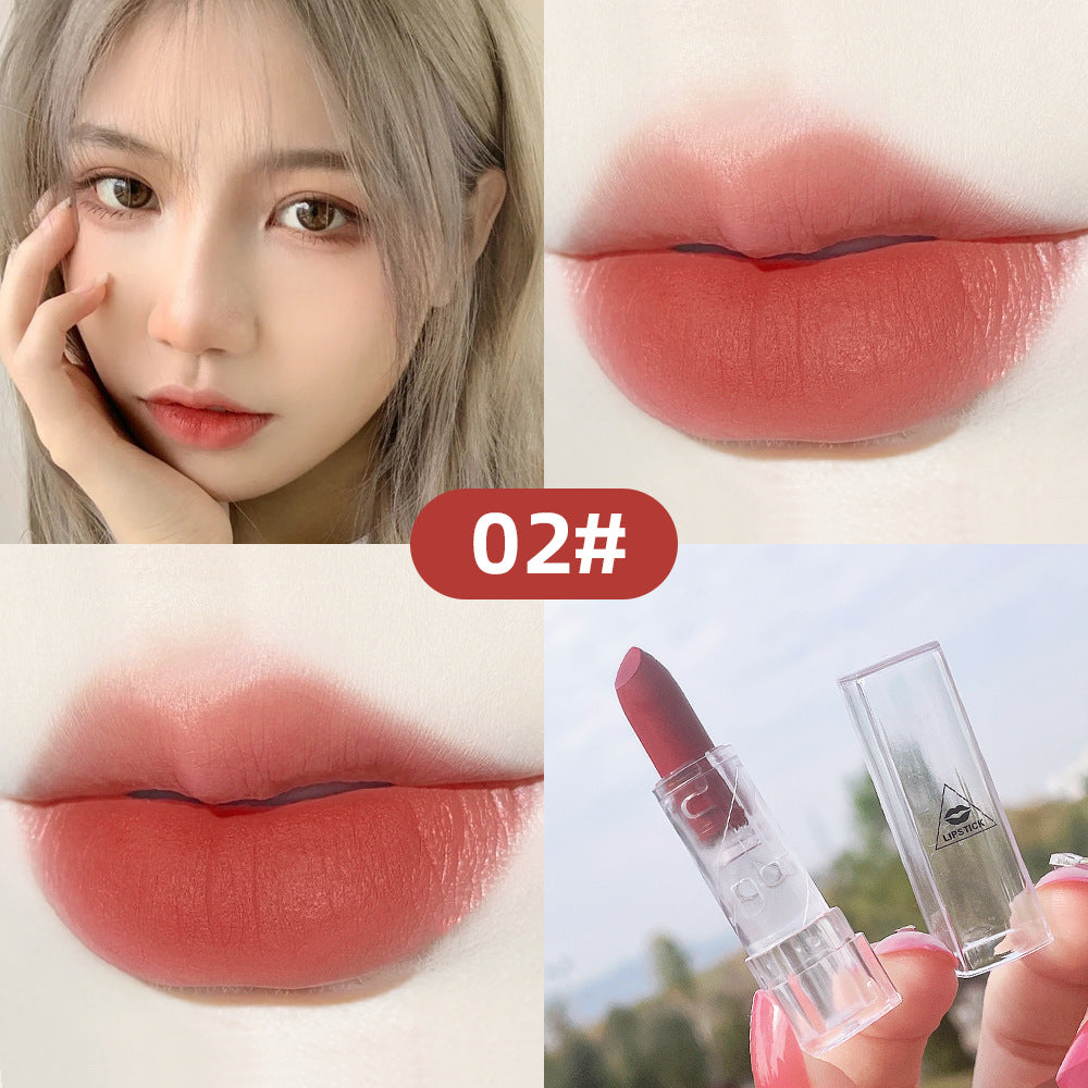 Playful Peach Pink Matte Lipstick - Harajuku Style