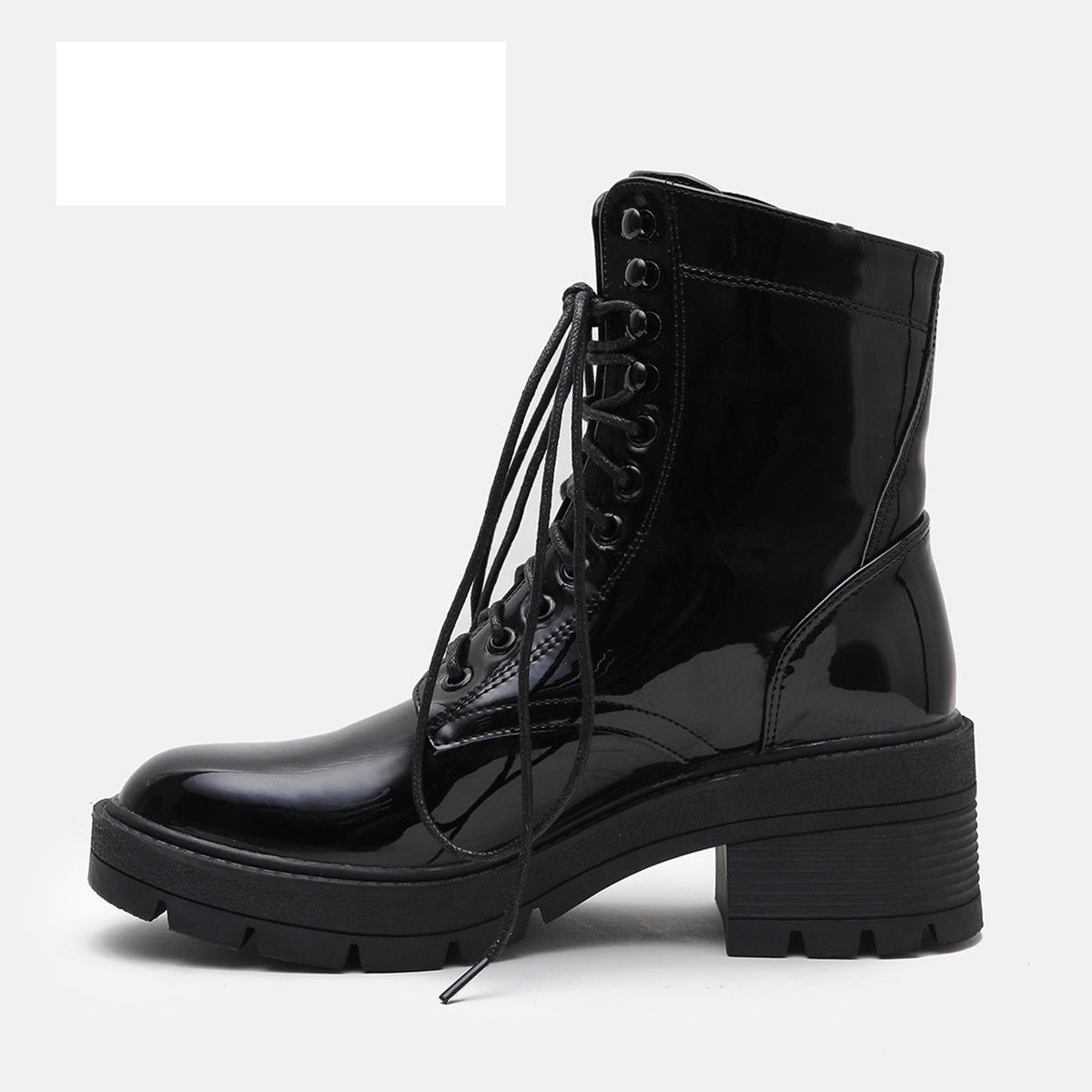 Harajuku Style Women's Patent Leather  Boots