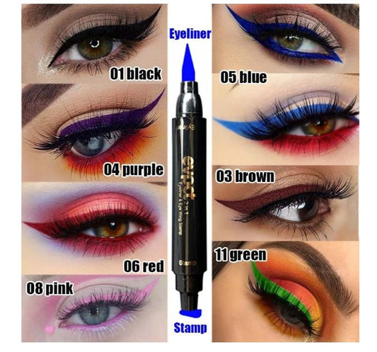 Multicolored Seal Eyeliner - Harajuku Style
