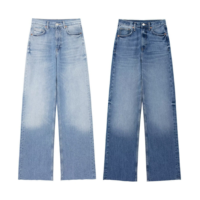 Harajuku Style Casual Loose Commuter Denim Pants