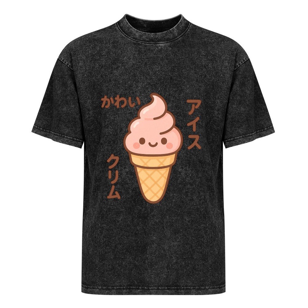 Kawaii Japanese Ice Cream Cone T-Shirt