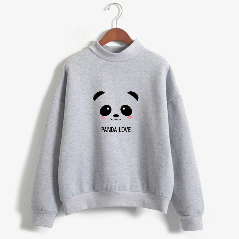 Kawaii Panda Printed Harajuku Sweatshirt for Women