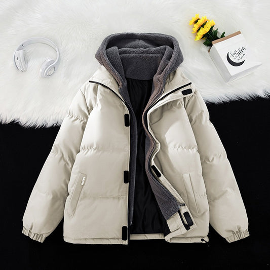 Harajuku Plus Size Hooded Winter Cotton Coat