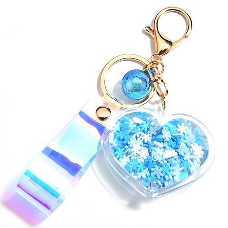 Oil Love Keychain Cute Acrylic Pendant