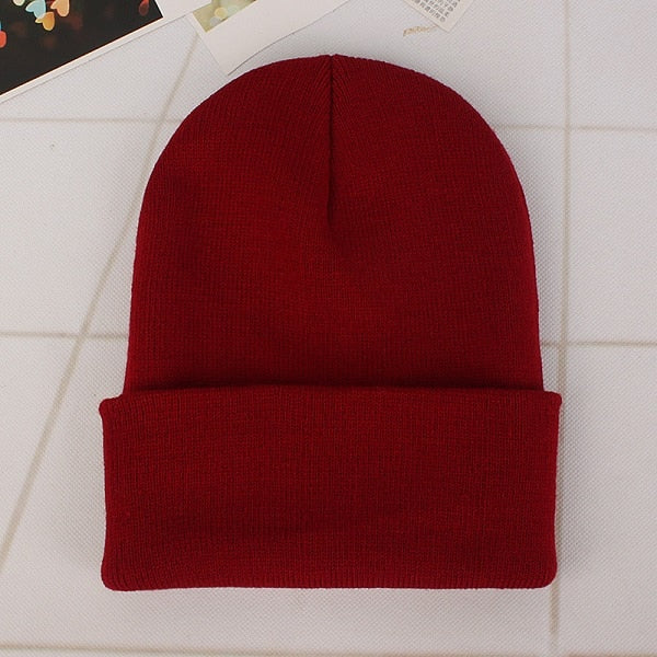 Cute Knitted Beanie Hat for Women - Harajuku Style Cap