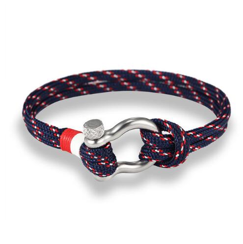 Navy Style Parachute Cord Survival Bracelet