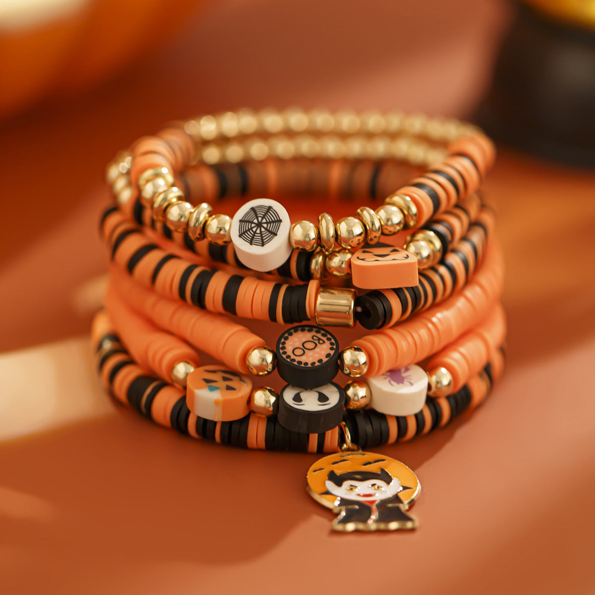Ghost Pumpkin Bracelet Halloween Party Ghost Witch Bracelet