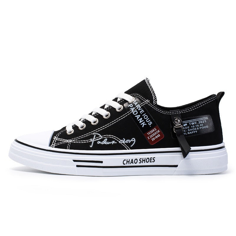 Harajuku Style Breathable Men's Canvas Shoes