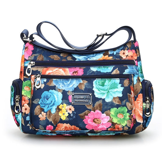 Harajuku Floral Shoulder Bag - Vintage Style Messenger Bag
