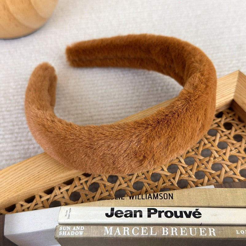 High-Ceiling Maillard-Colored Headband for Women