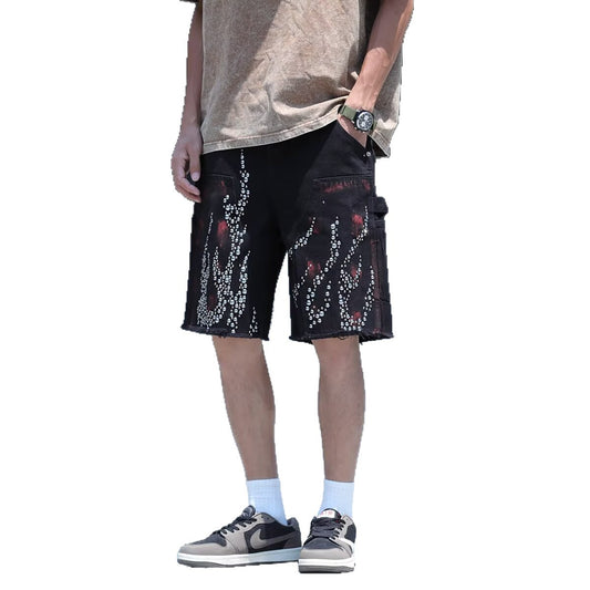 Heavy Industry Diamond Inlaid Cowboy Shorts