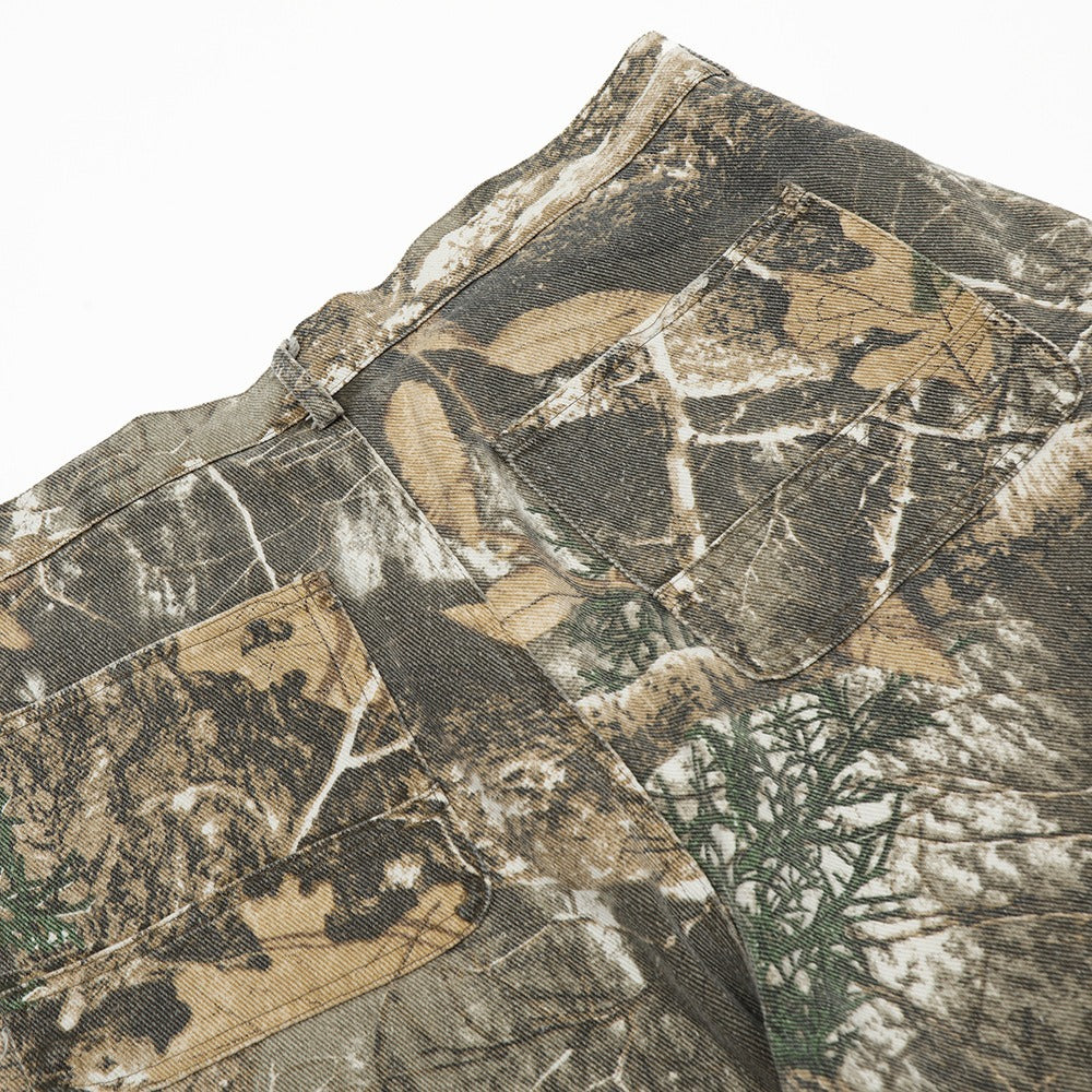 Leaf Camouflage Men's Outdoor Workwear Shorts