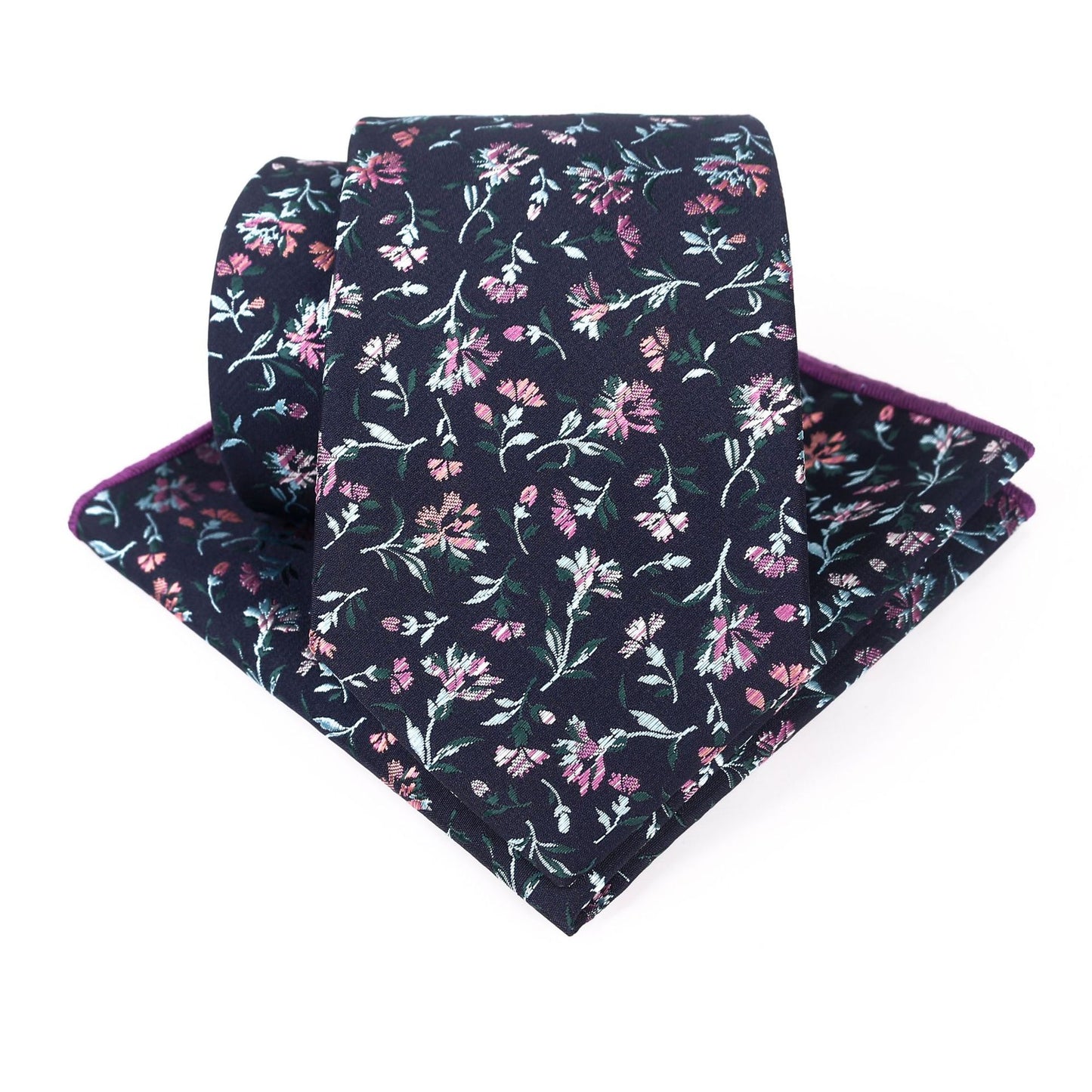 Men's Pineapple Dragonfly Pattern Jacquard Tie