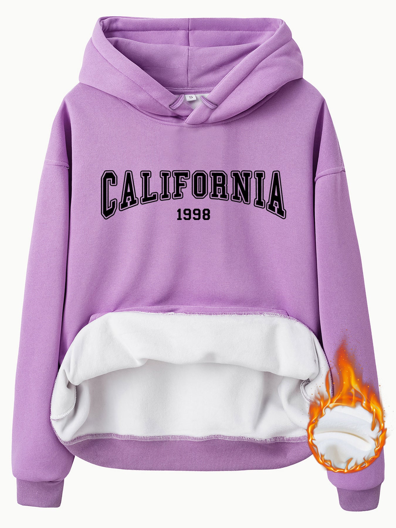 California Print Sweatshirt for Women