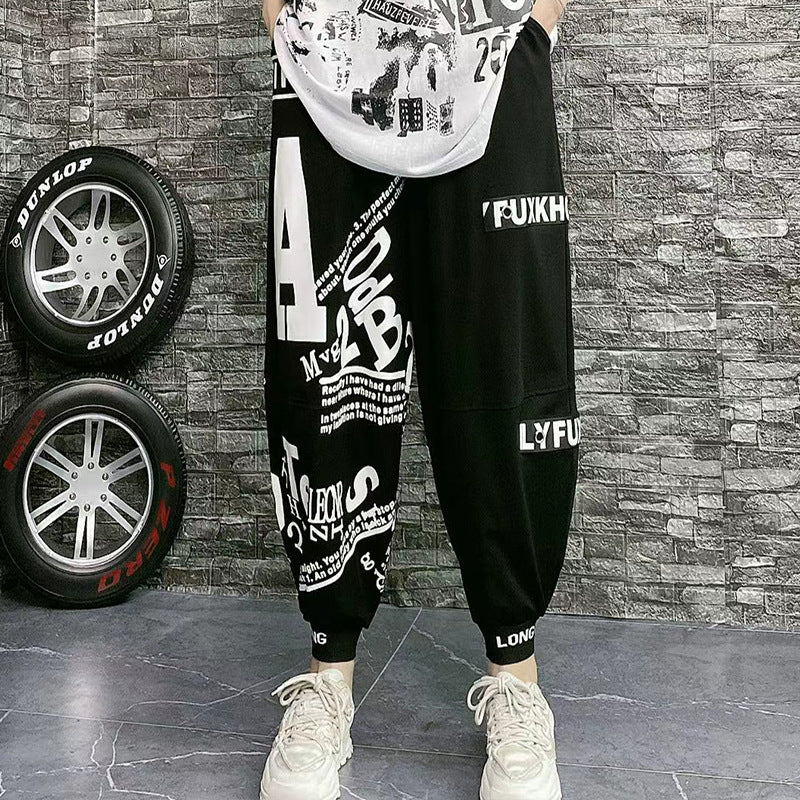 Playful Casual Plus Size Harajuku Pants