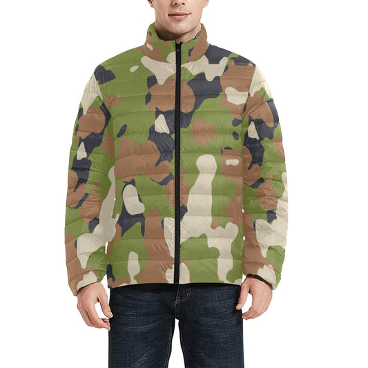 Green Camo Men's Lightweight Bomber Jacket