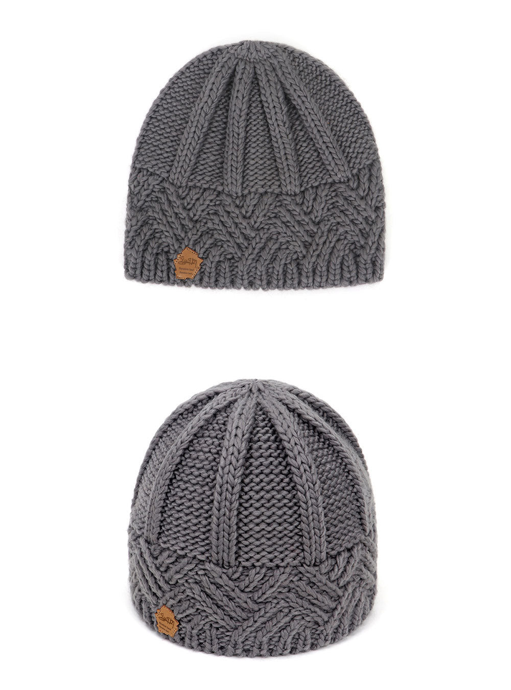 Retro Diamond Grid Knitted Hat for Fashion-Forward Individuals