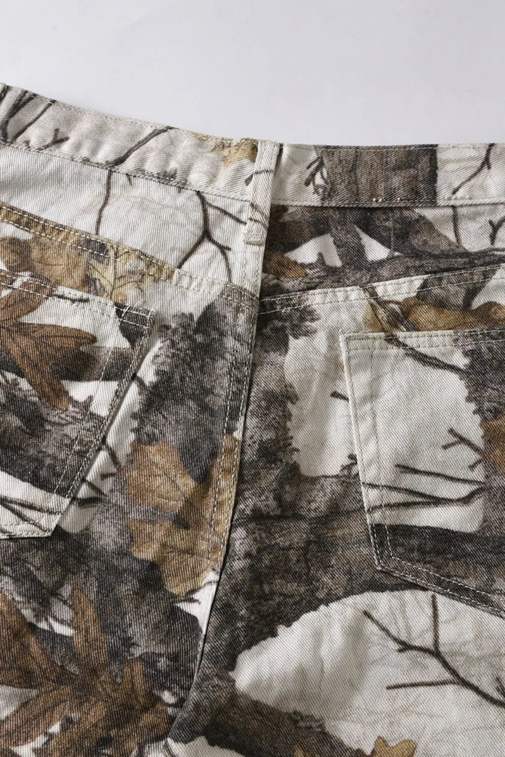 Men's Harajuku Style Printed Straight Leg Jeans