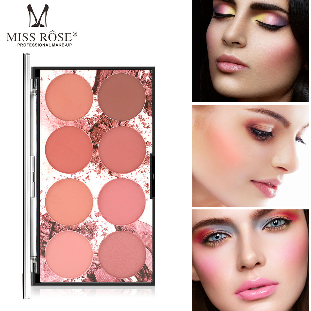 Harajuku Eight Color Blush Palette - Matte Long Lasting