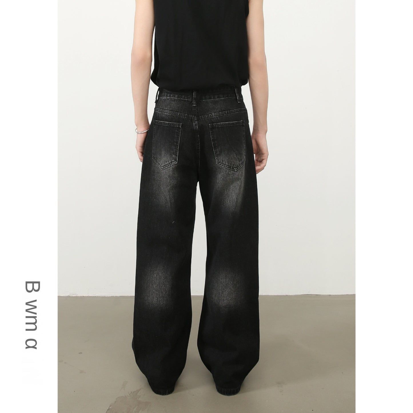 Nirben Harajuku Style Distressed Denim Trousers