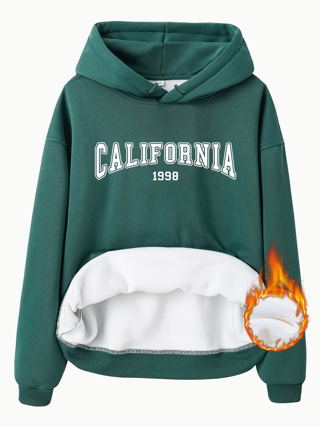 California Print Sweatshirt for Women