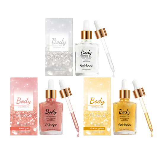 Harajuku Body Glitter Oil - Shimmering Highlighter Moisturizer