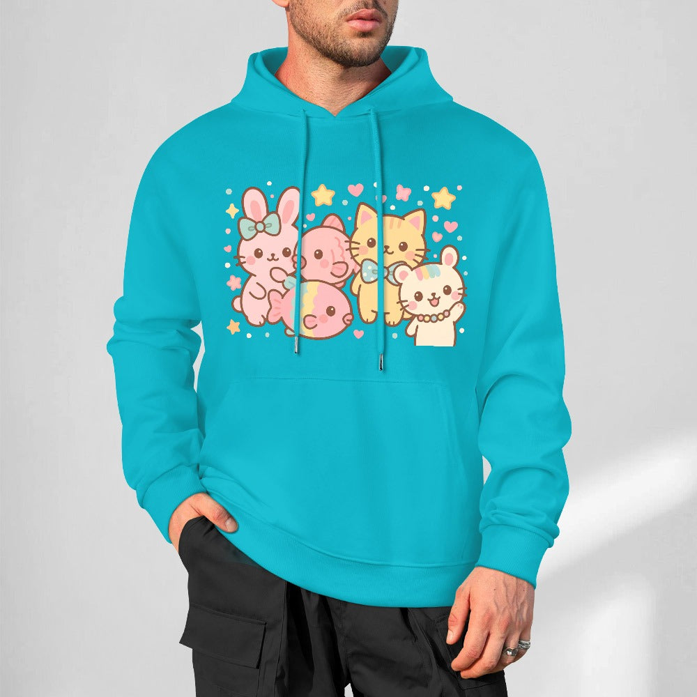 Harajuku Legends Group Photo Pure Cotton Hoodie