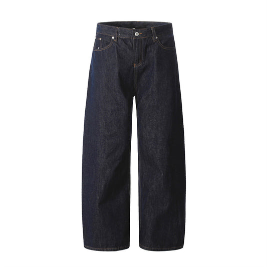 Harajuku Style Cow Bell Bottom Jeans for Men