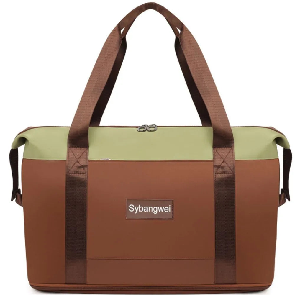 Harajuku-Inspired Waterproof Expandable Travel Bag