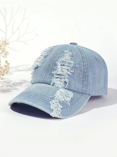 Vintage Washed Distressed Baseball Cap - Harajuku Style