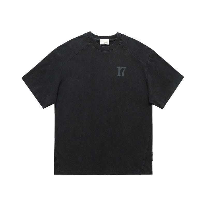 Washed Vintage Harajuku Style Short Sleeve Tee