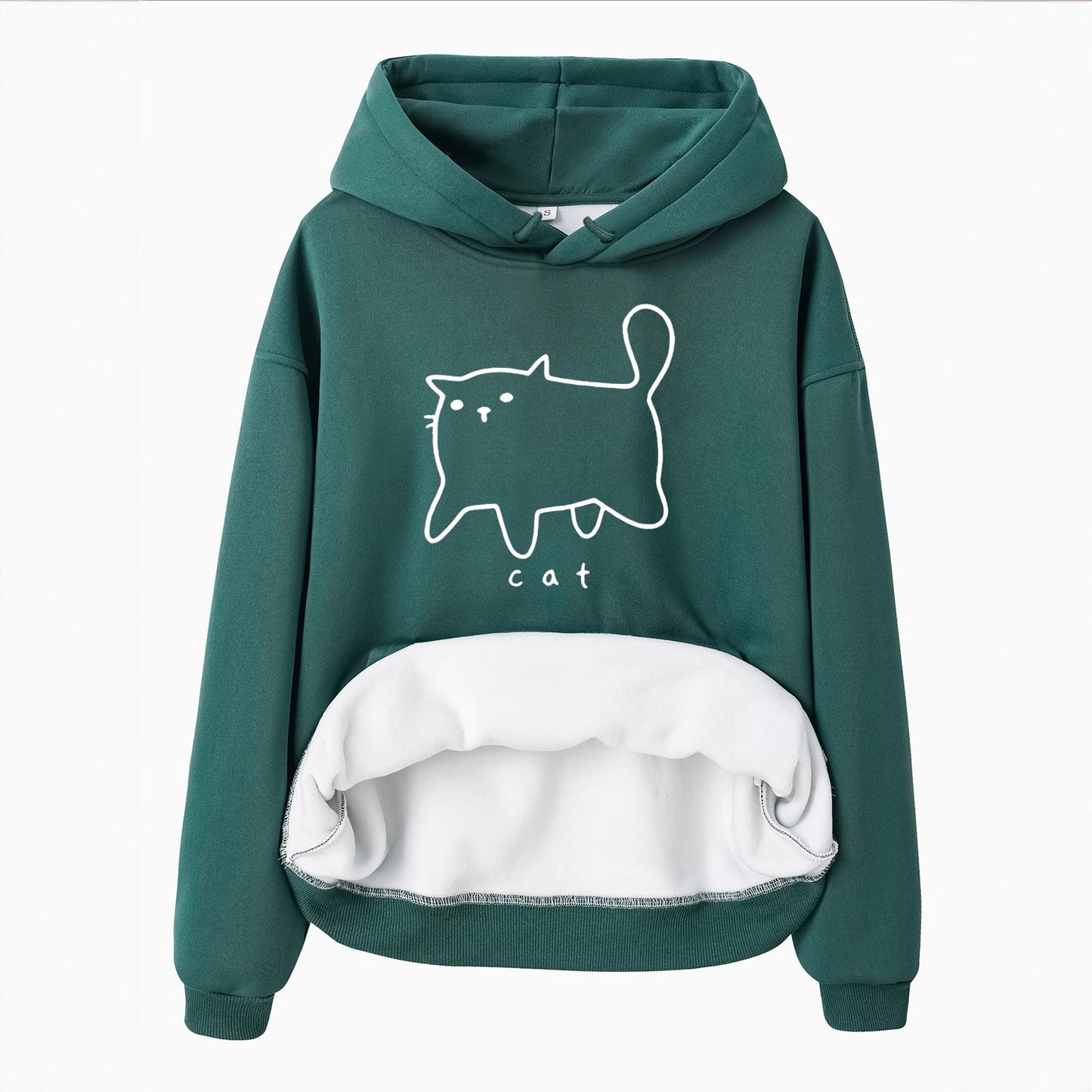 Hooded Thick Flannel Hoodie