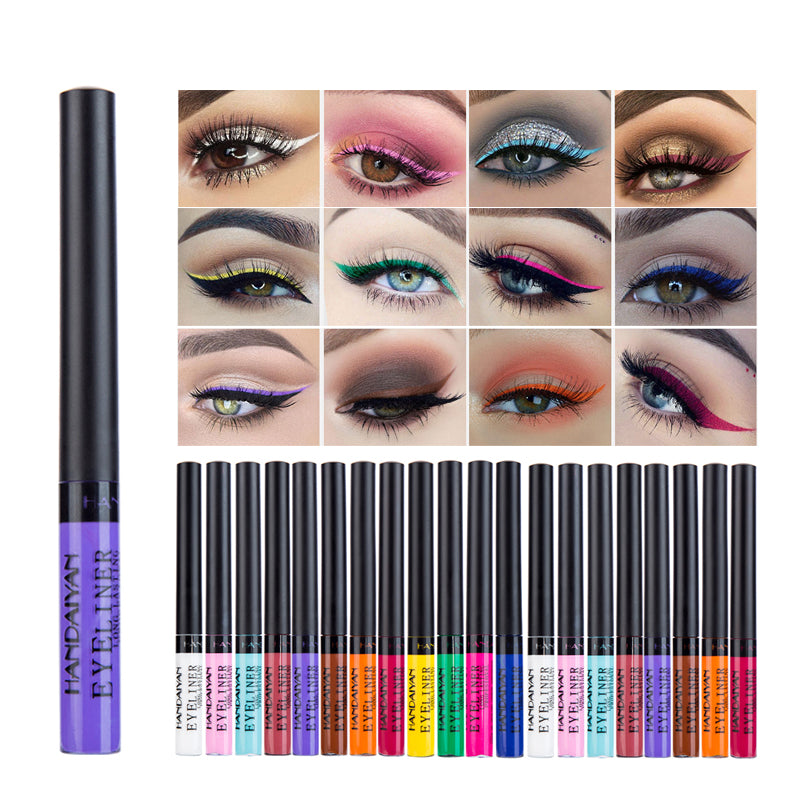 Harajuku Style Matte Quick-Drying Liquid Eyeliner - 12 Colors