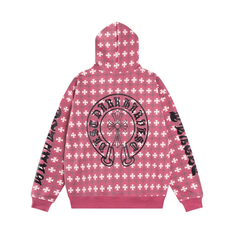 Open Front Hoodie Sweatshirt Casual Hooded Top