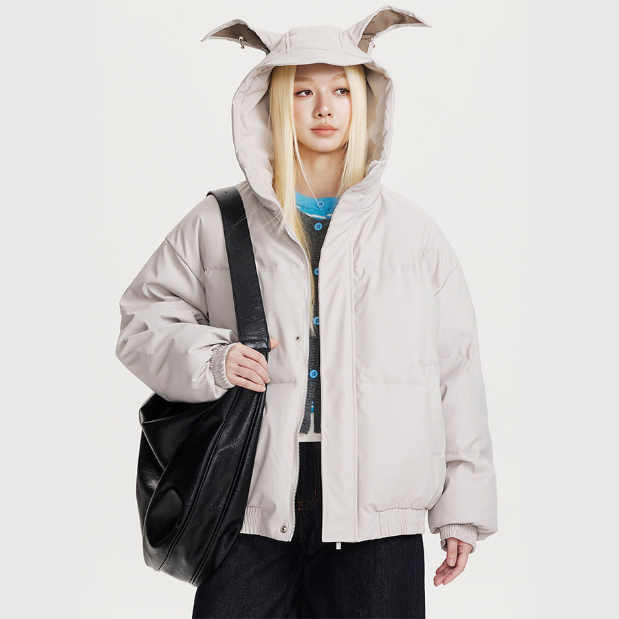 Warm Pointy Ears Puff Jacket