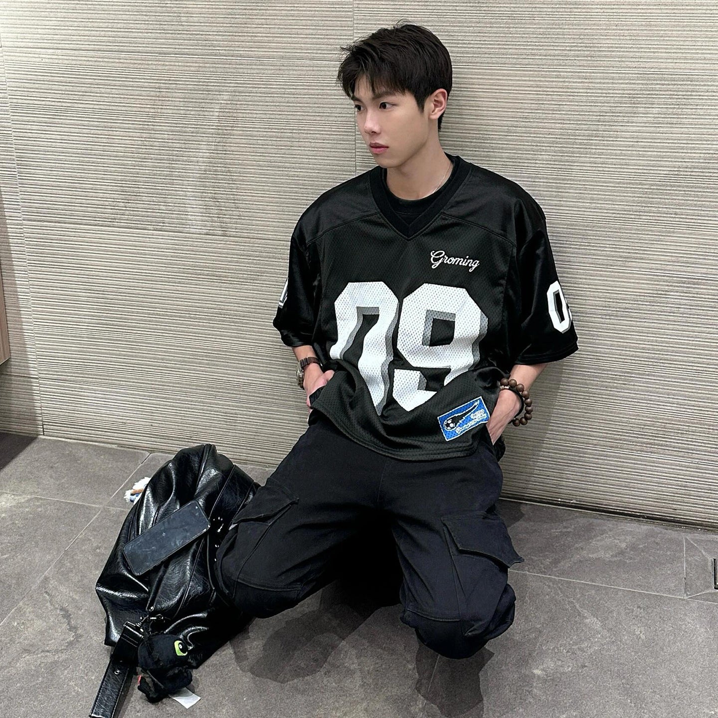 Harajuku Style Retro Short Sleeve T-Shirt for Men